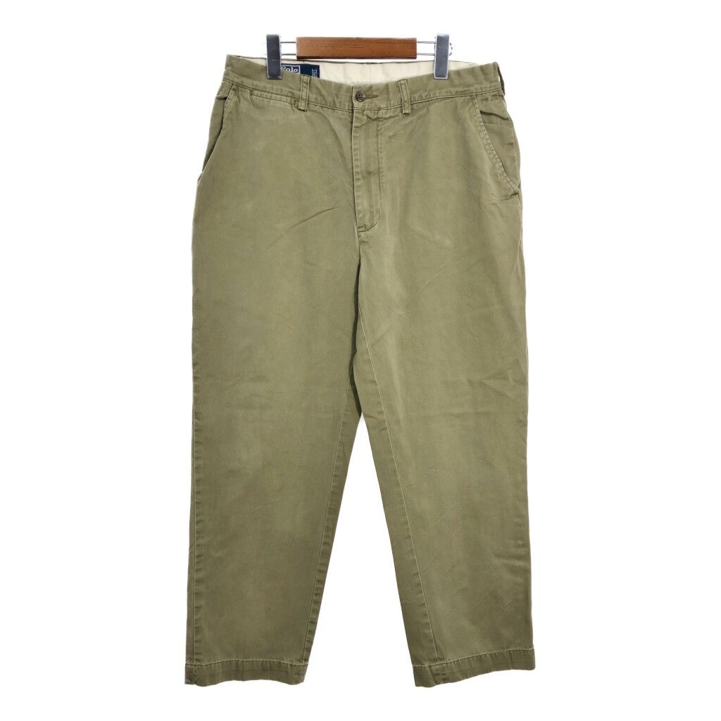 ポロラルフローレン ポロチノ PROSPECT PANT W34 ブラック 古着 Polo by Ralph Lauren 