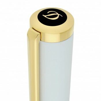 S.T. Dupont エス テー デュポン リベルテ ボールペン ホワイト＆ゴールド 465223G WWW_SKLAD-KIRPICHA_RU