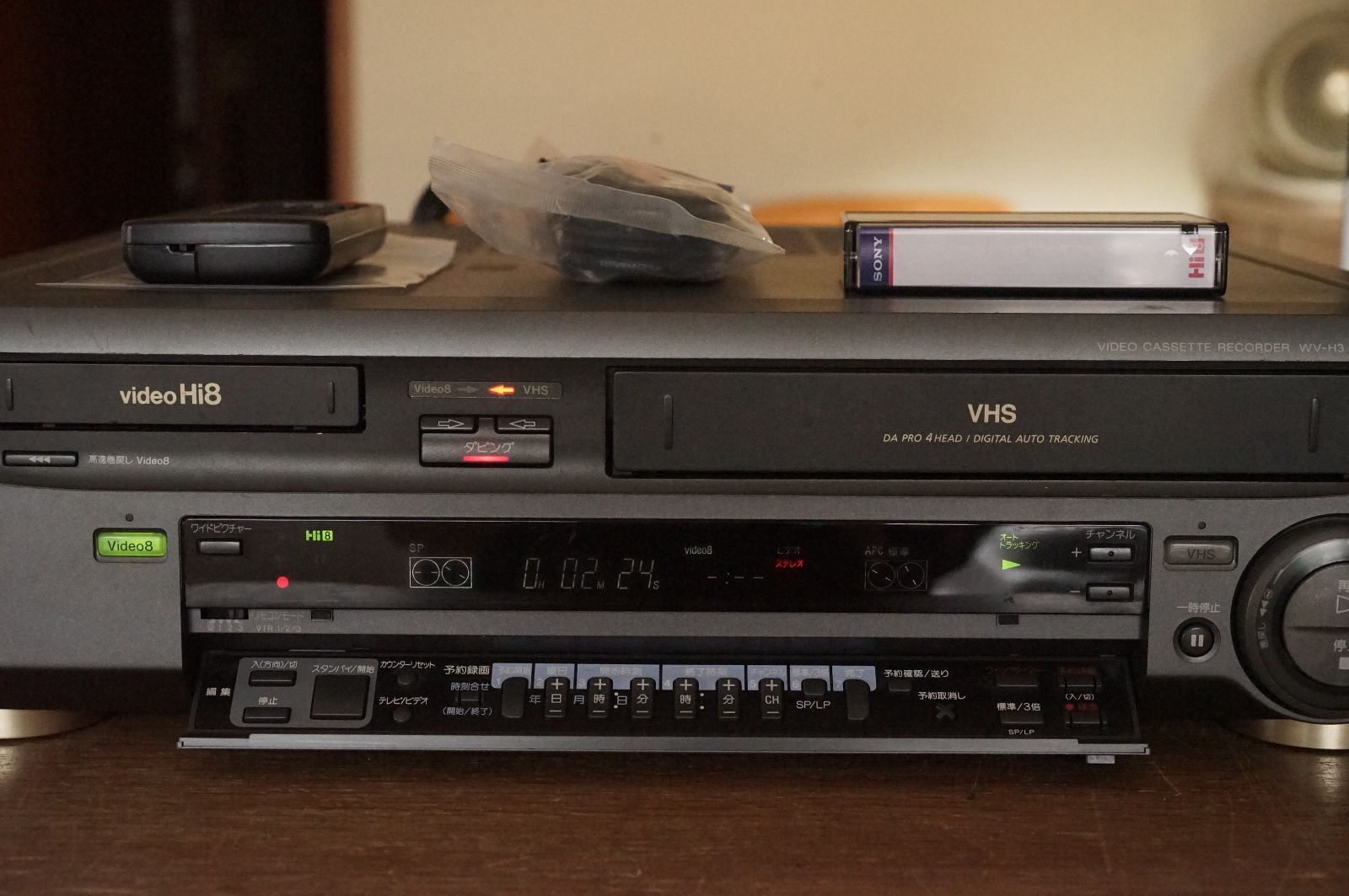 動作保証あり SONY WV-H3 VHS／HI8 ビデオデッキ - メルカリ