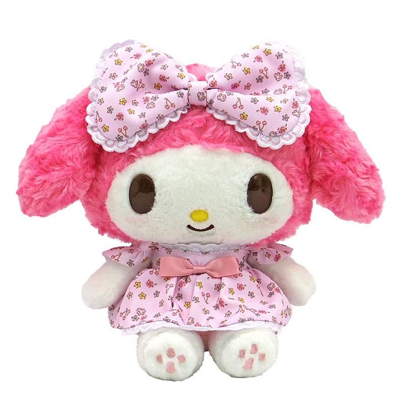 マイメロディ ぬいぐるみ　Sサイズ フラワードレス 