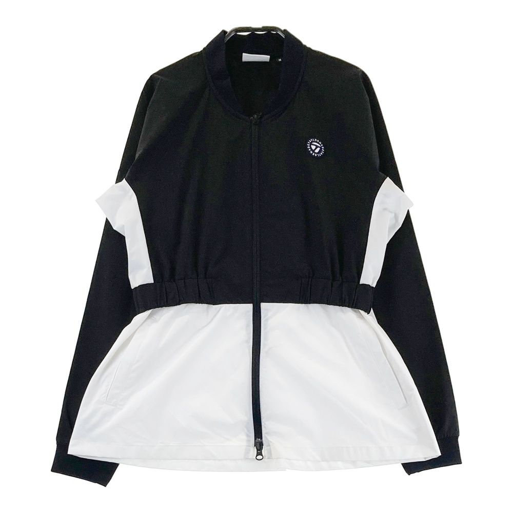 TaylorMade 黒 ジップアップジャケット TAYLORMADE ジップアップジャケット 黒 ゴルフ SET UP STYLE