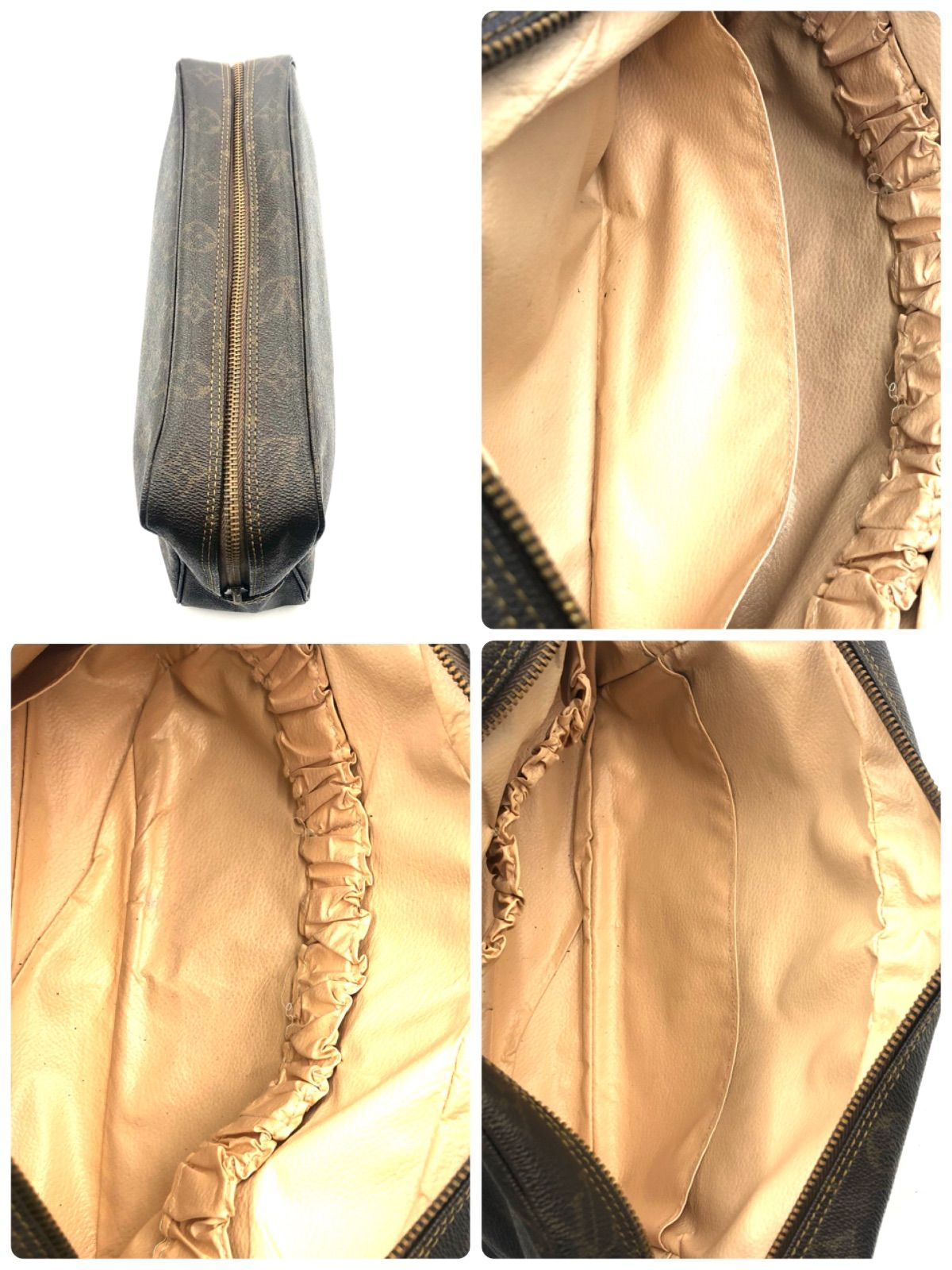 本物良品■ルイヴィトン■トゥルーストワレット28/化粧ポーチ/クラッチバッグ LOUIS VUITTON ルイヴィトン モノグラム トゥルーストワレット28