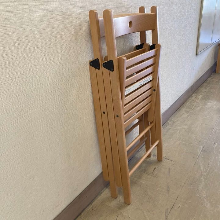 イケア 【IKEA】TERJE/テリエ 折りたたみチェア ブラウン