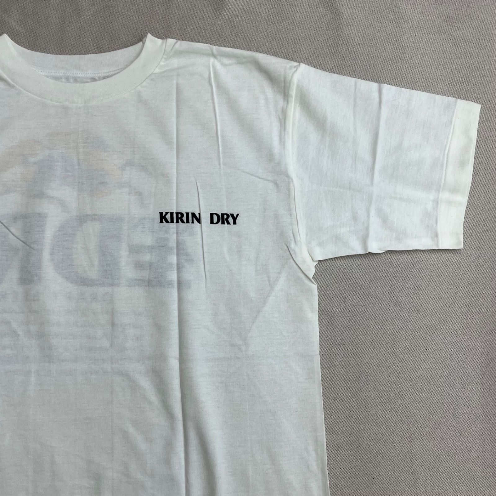 未使用】【レア】キリン 生 ビール ドライ Tシャツ ノベルティ 非売品