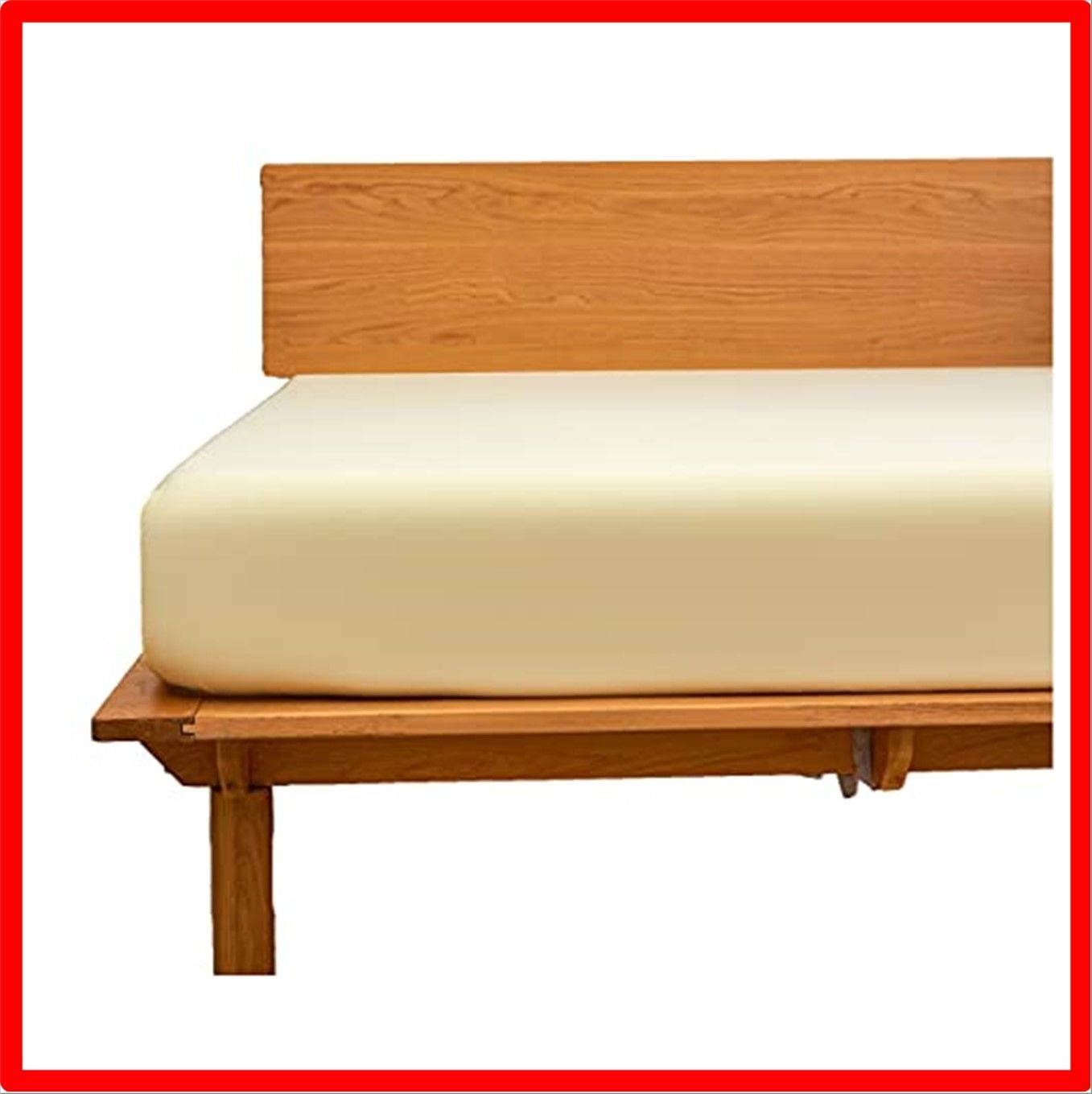【匿名配送】 セミシングル・80cm幅_バニライエロー ボックスシーツ セミシングル 80×200x30cm 綿100％ ベッドシーツ SS 平織り マットレス