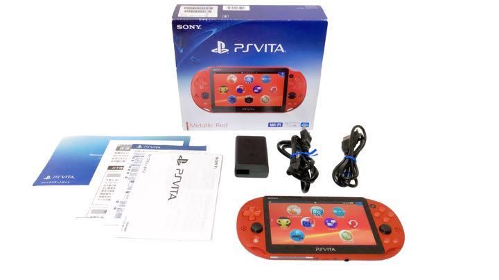 ファッションデザイナー PSVITA PCH-2000 メタリックレッド 本体 完品