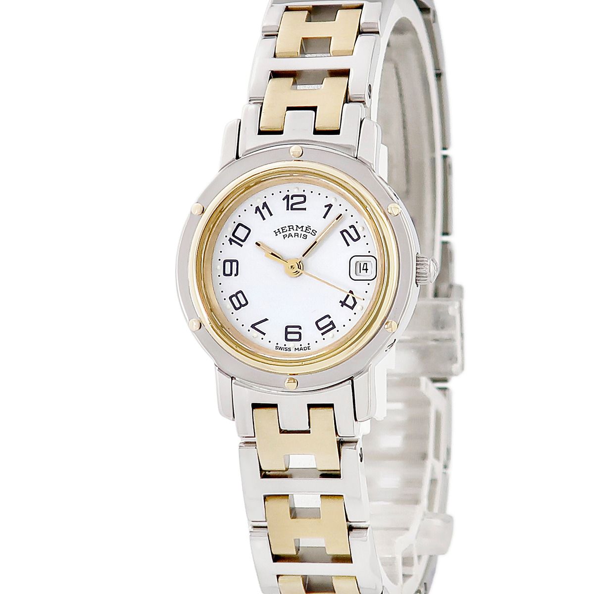 エルメス 腕時計 CL 4.220 鑑定済み ブランド