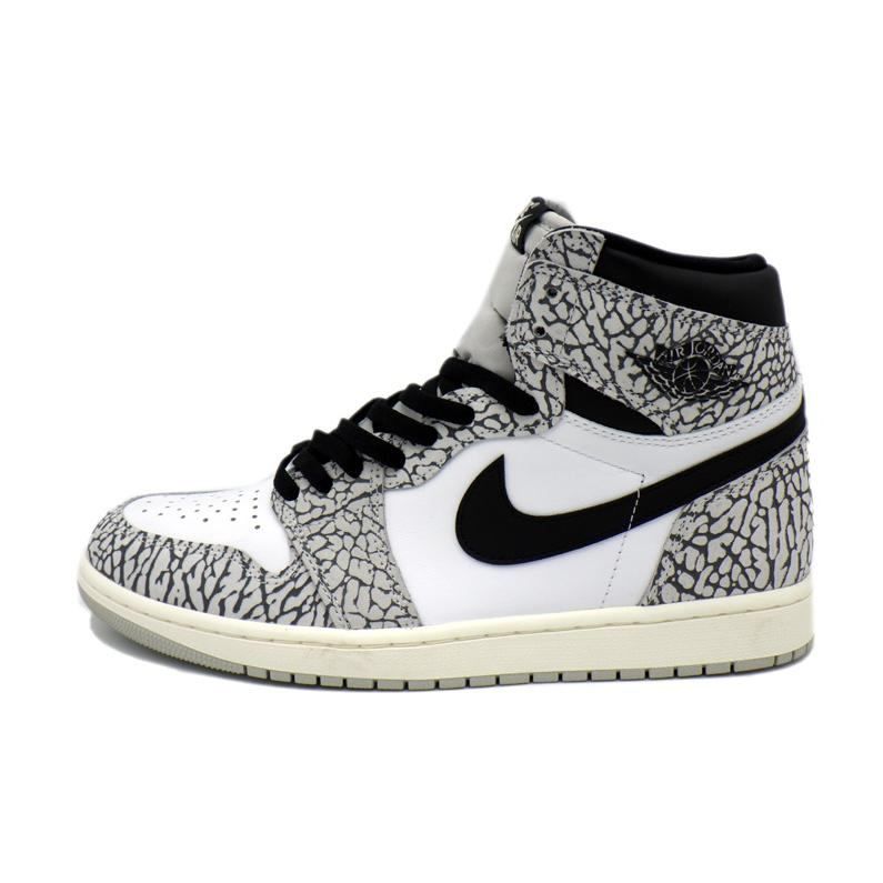 は*て様 ナイキ エアジョーダン1 ハイ OG \"ホワイト セメント\" NIKE Nike Air Jordan 1 High OG 