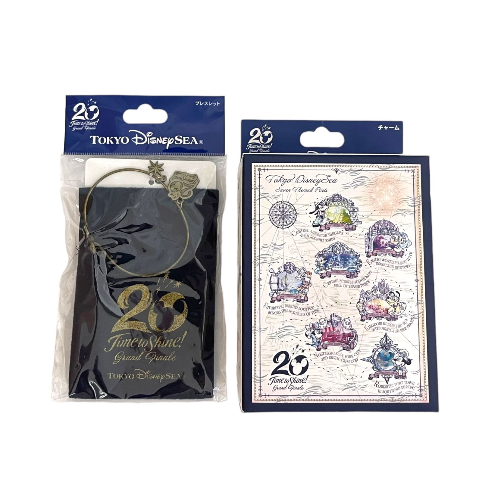 ディズニー 20周年 グランドフィナーレ ブレスレット＆チャーム