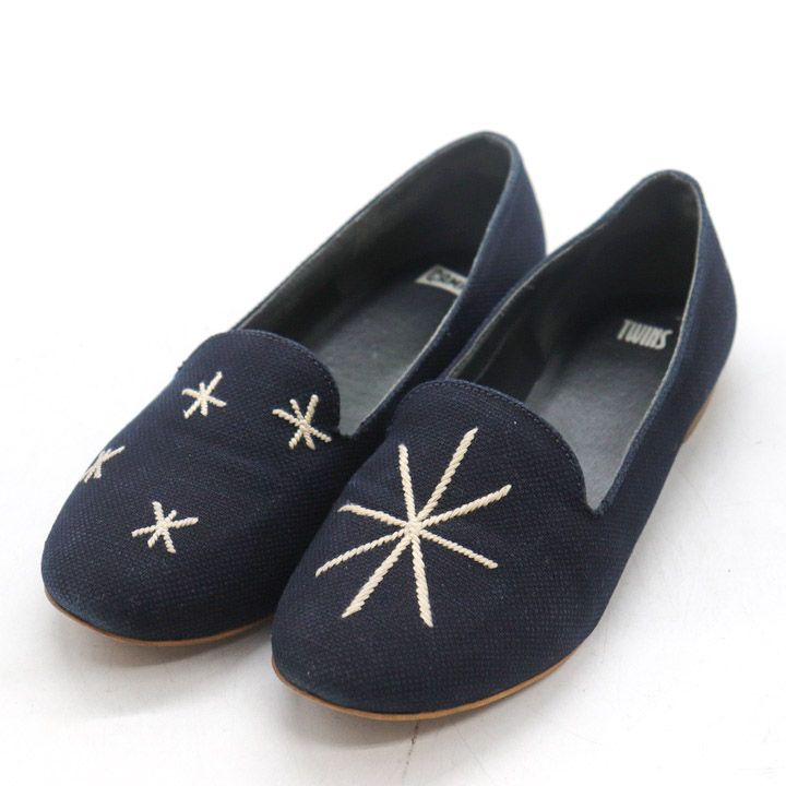 カンペール スリッポン 刺繍 フラットシューズ 靴 ブランド