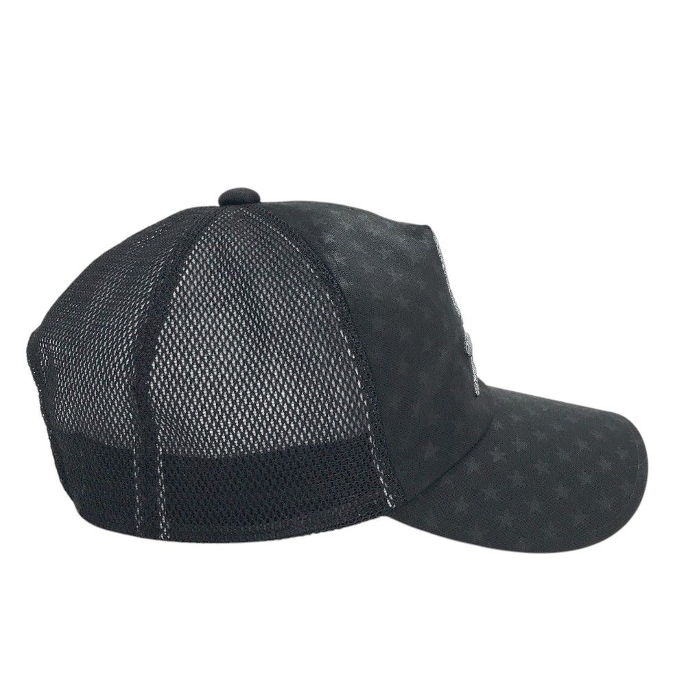 美品　マークアンドロナ　メッシュキャップ　黒 MARK&LONA マークアンドロナ メッシュキャップ ブラック系 M