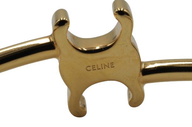 CELINE セリーヌ トリオンフ アシンメトリック カフ バングル CELINE セリーヌ トリオンフ アシンメトリック カフ バングル