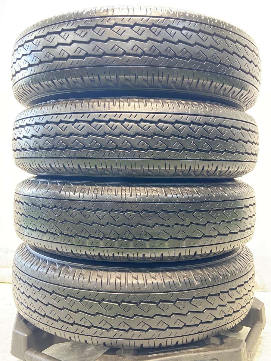 4本 サマータイヤ 165R14 8PR ブリヂストン 604V RD-604 スチール (165