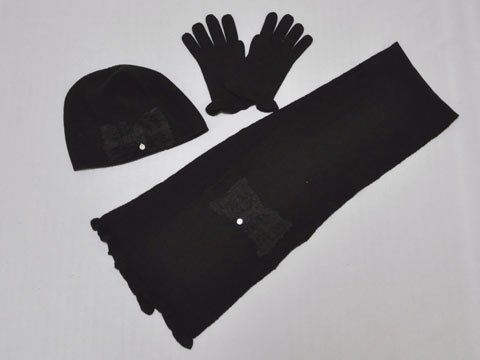 タルティーヌ エ ショコラ タルティーヌエショコラ tartine et chocolat アウトレット 子供服 女の子 5歳 M 約 100cm 110cm ニット 帽子 ニット帽 マフラー 手袋 3点 茶色 秋 冬 4 ぼうし 冬服 ガールズ 