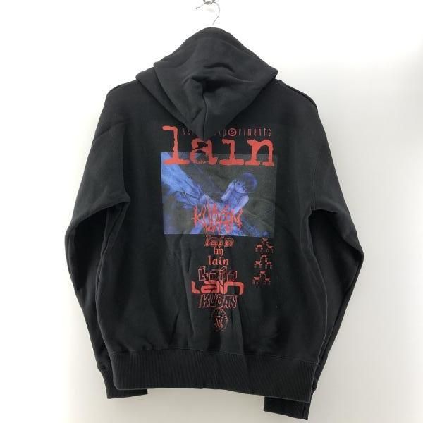 KUDAN x serial experiments lain パーカー 中古】Serial Experiments lain×KUDAN パーカー ブラック M シリアル
