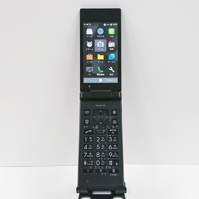 DIGNO ケータイ2 NP701KC SoftBank ブラック 送料無料 本体 c08912