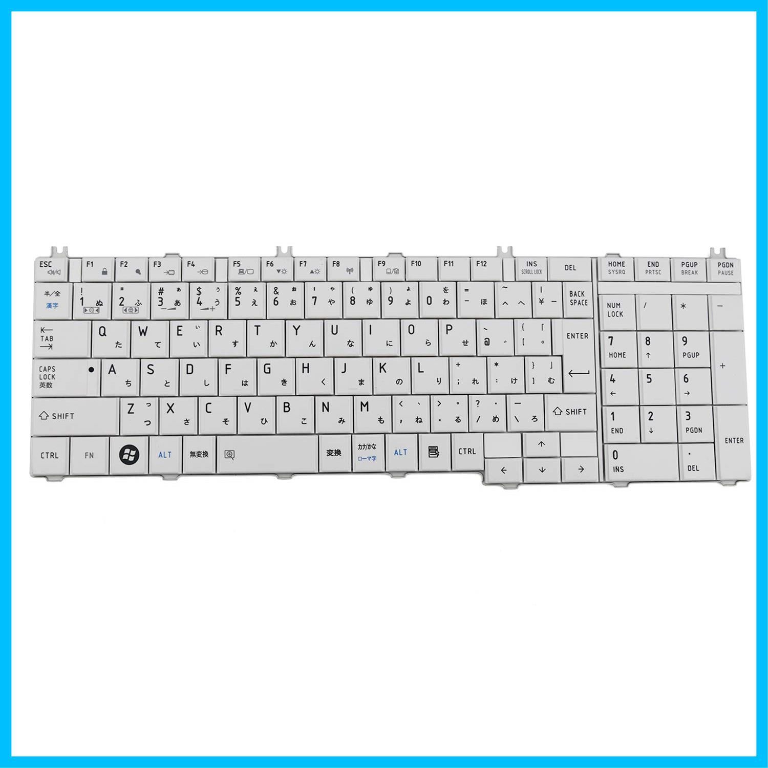 【在庫処分】日本語キーボード 兼用する TOSHIBA 東芝 Dynabook 半光沢 Satellite T350、T351、T451 ...