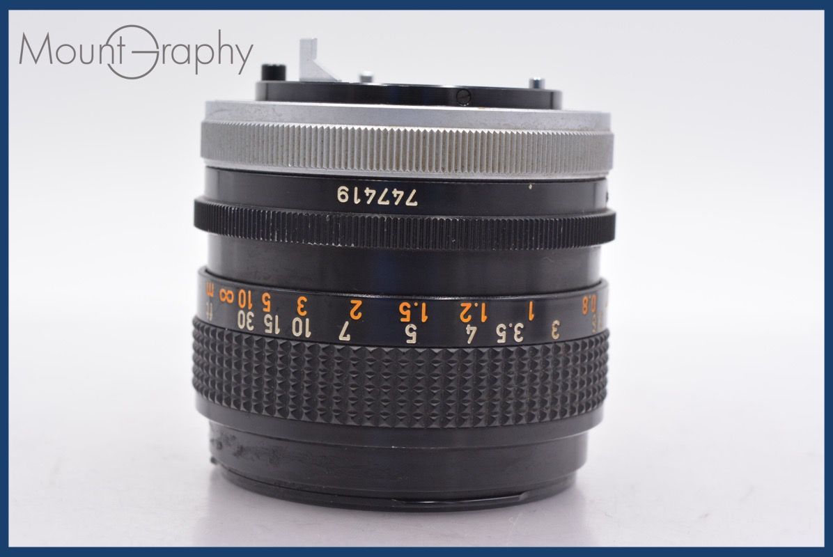 ★良品★ キヤノン Canon FD 50mm F1.4 S.S.C. 前後キャップ&amp;レンズフィルター付 ★完動★同梱可 #mj5391 Yahoo!オークション - 「canon fd 50mm f1.4 s.s.c」の落札相場・落札価格
