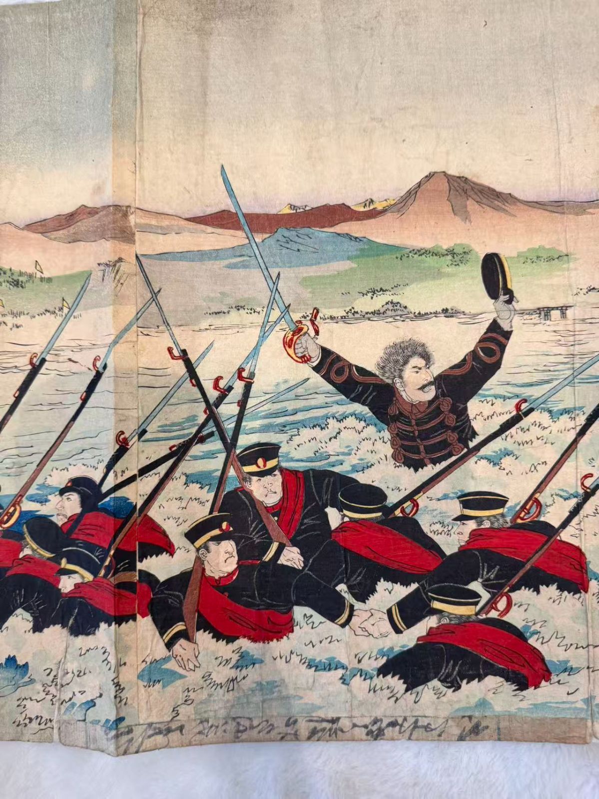 楊洲周延 松崎大尉軍功を顕す図