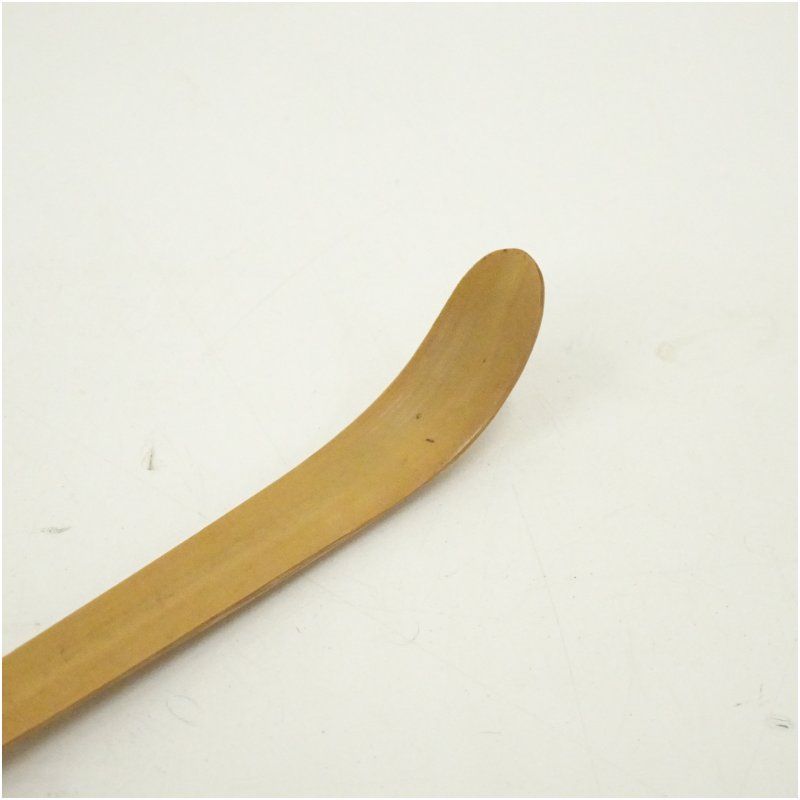 竹茶杓（銘：松涛）（前大徳 細合喝堂書付）（共箱） 茶道 茶道具