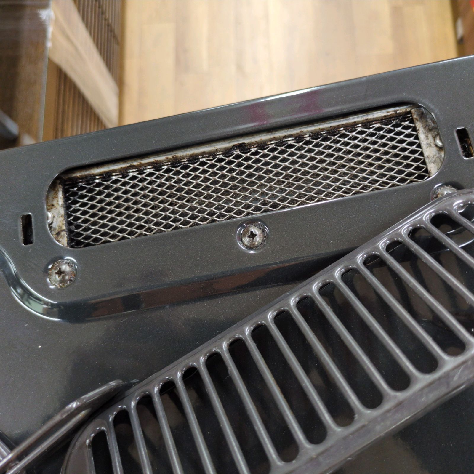 都市ガスコンロ 水無し片面焼きグリル