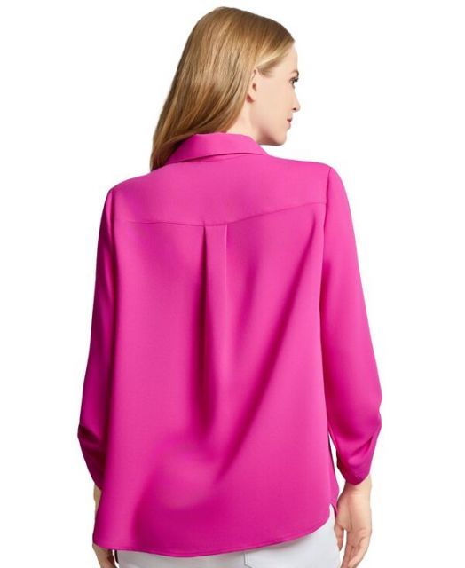 売れ筋商品|||ジョーンズニューヨーク カットソー トップス レディース Women's Jasper Roll-Tab Blouse Mystic Blue 送料無料】 ジョーンズニューヨーク レディース シャツ トップス