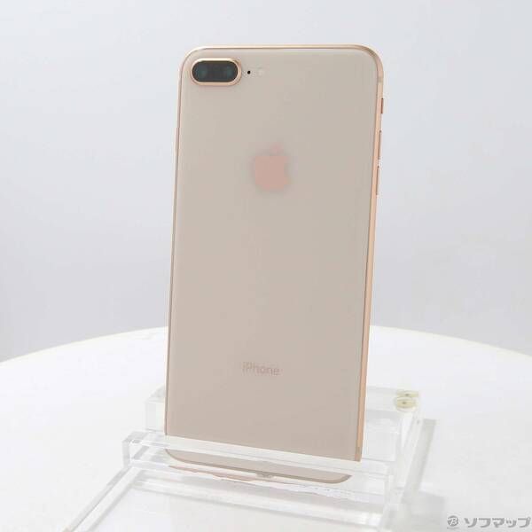 中古品〕 iPhone8 Plus 64GB ゴールド MQ9M2J／A SIMフリー【348】