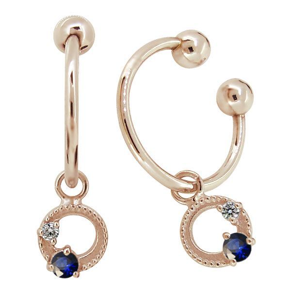 イヤーカフ アメジスト レディース イヤカフ 片耳用 三角形