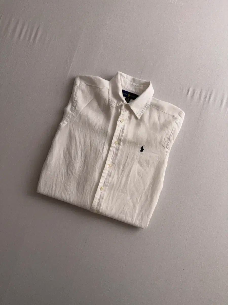 ポロ Ralph Lauren ラルフローレン ネイビーポニー リネン 女性用シャツ
