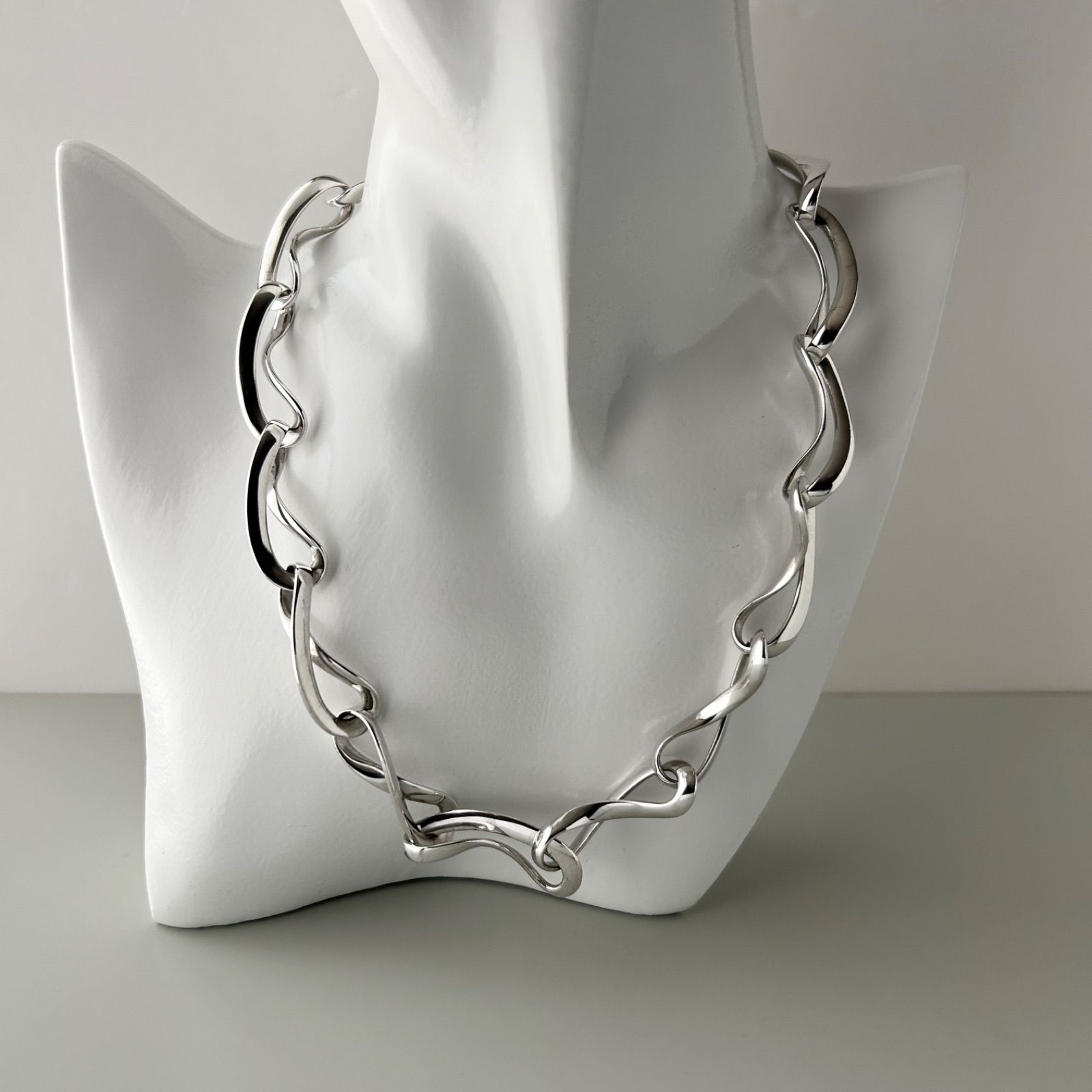 現行　  452 インフィニティ　ネックレス　シルバー 現行 GEORG JENSEN 452 インフィニティ ネックレス シルバー