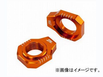 2輪 ZETA アクスルブロック オレンジ ZE93-5417 JAN：4547836201417