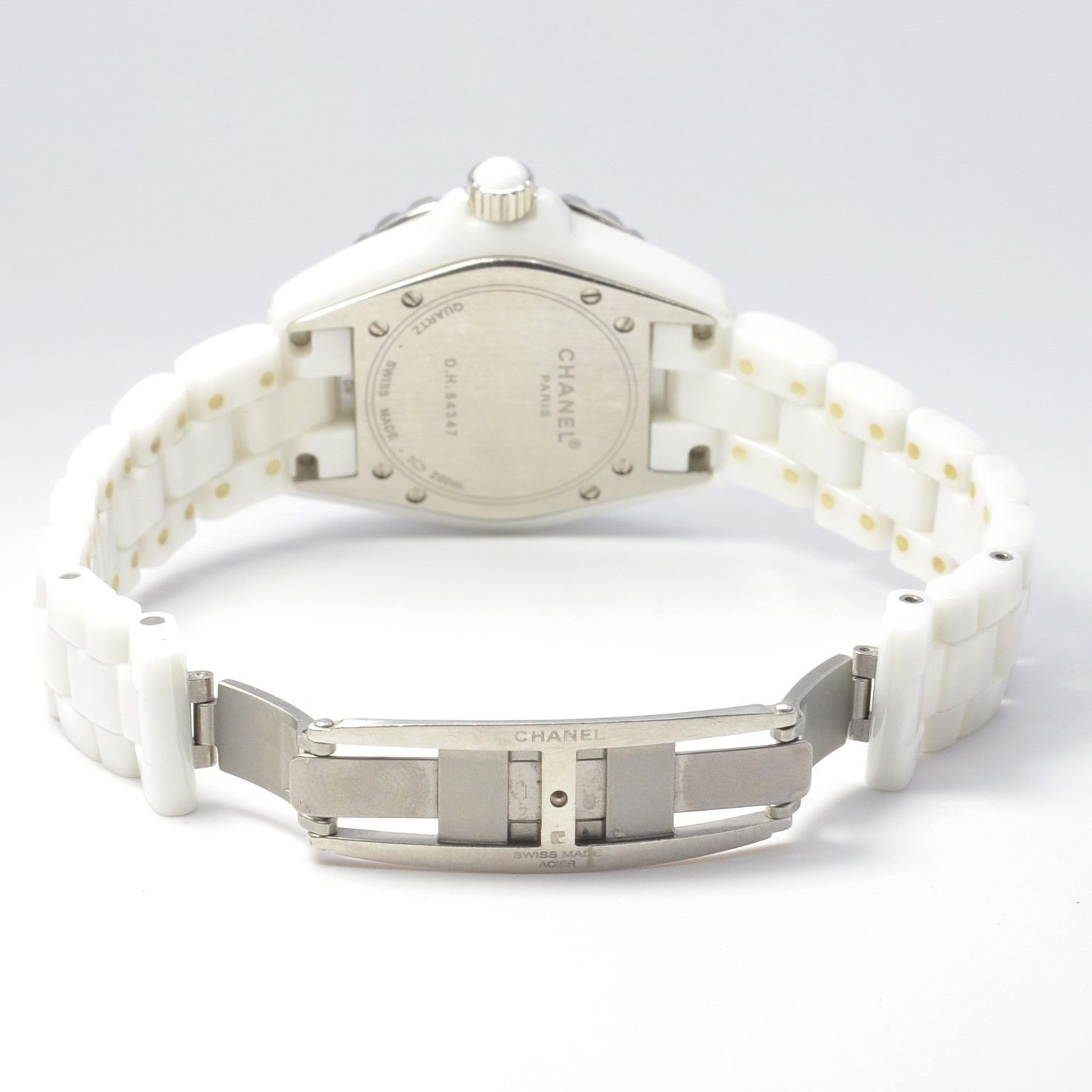 電池交換済】【3ヶ月保証】CHANEL シャネル J12 クォーツ 33ミリ H0968 