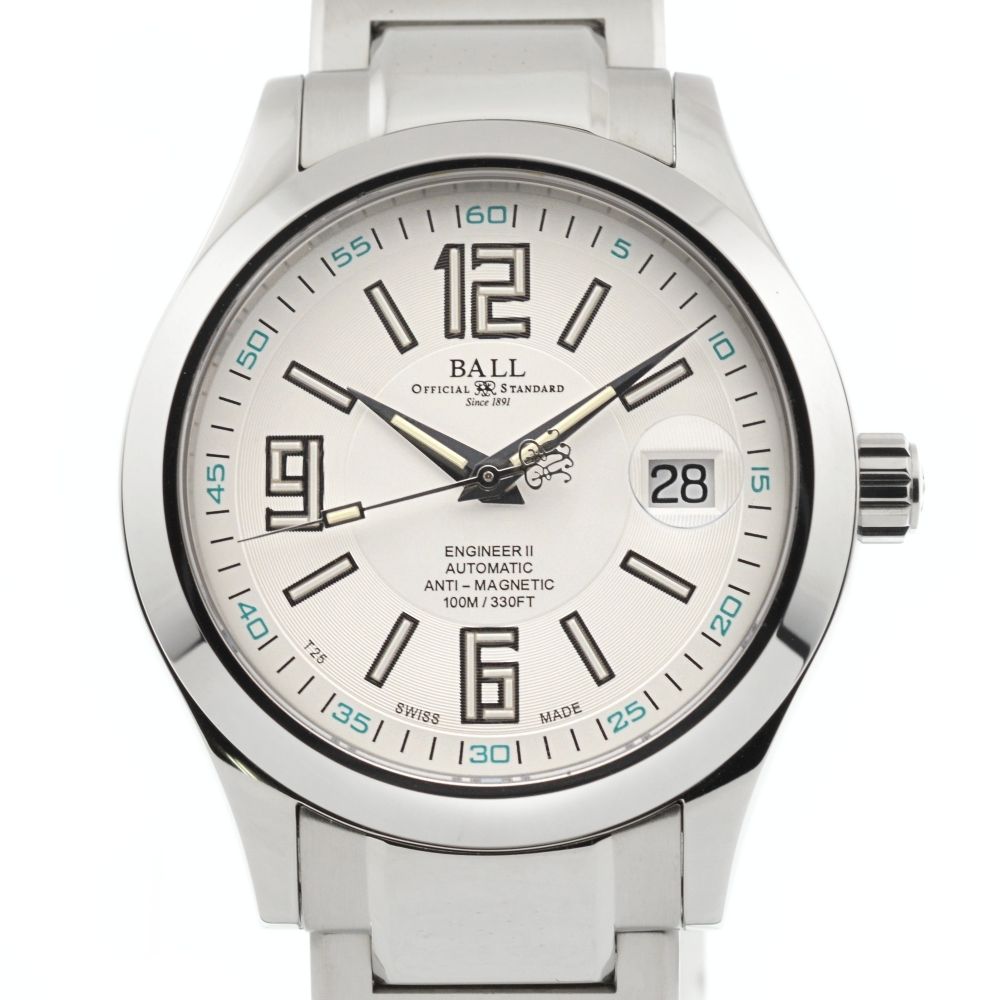 ボールウォッチ BALLWATCH NM1020C-S4J エンジニアⅡ 自動巻き メンズ美品箱付き I#136981