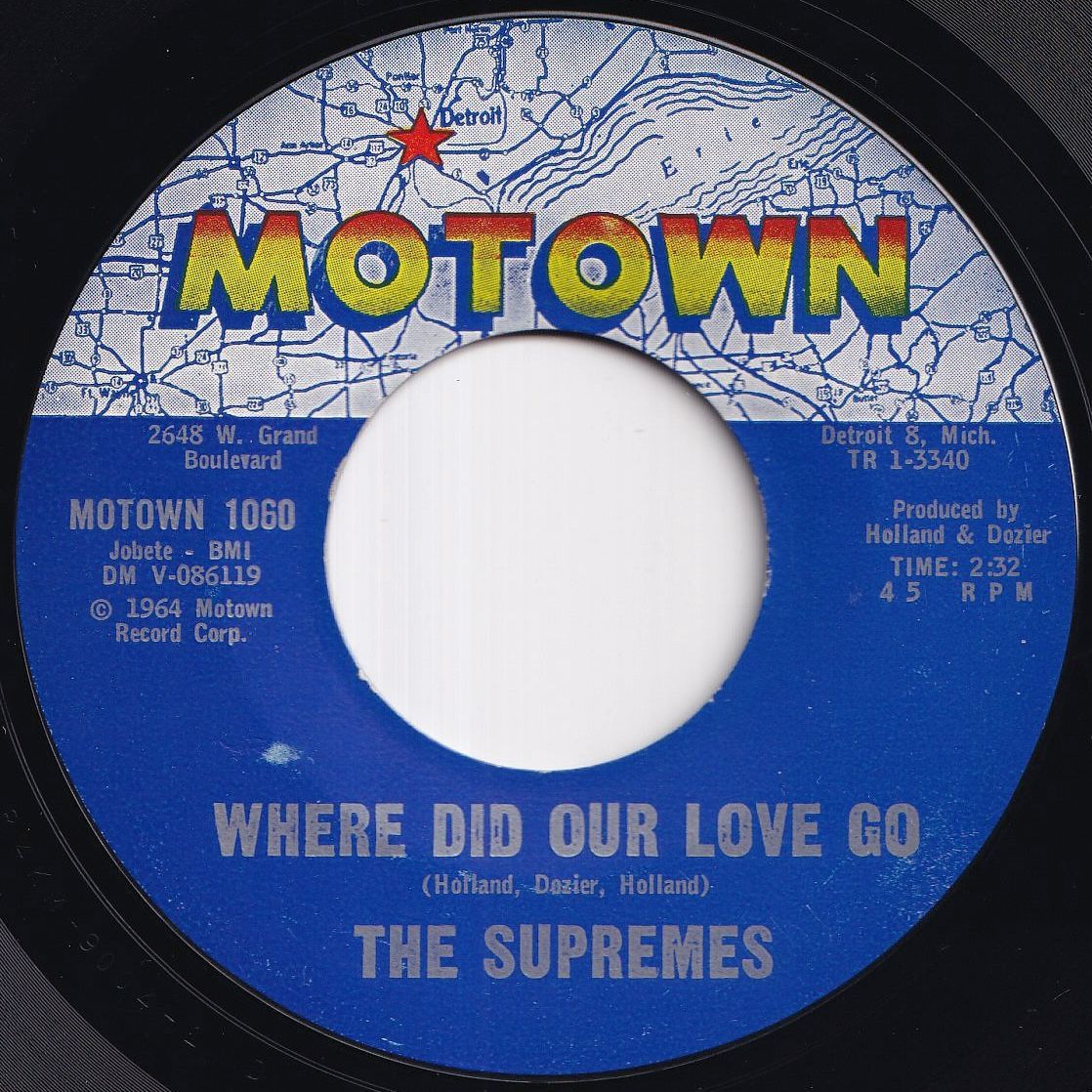 Supremes Where Did Our Love Go / He Means The World To Me