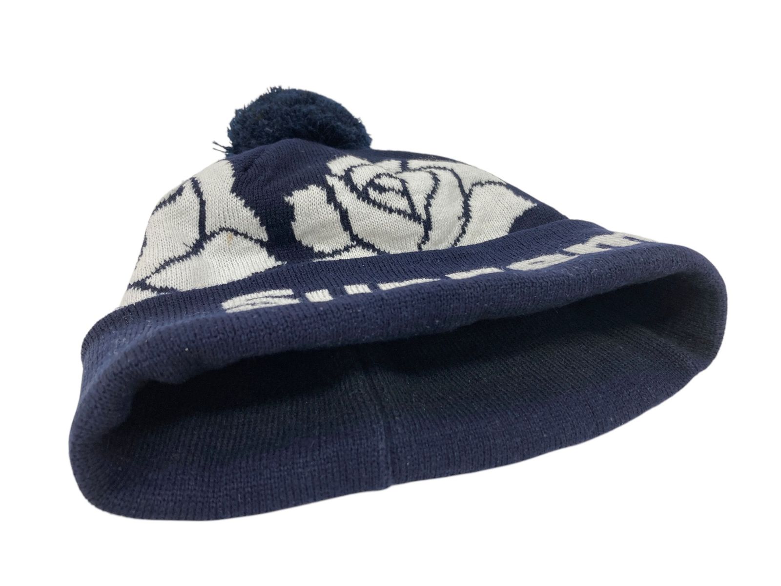 Supreme ローズ柄 ニット帽 Supreme (シュプリーム) 22AW Rose Beanie ポンポン付き ローズ