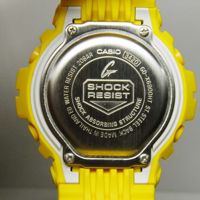 CASIO(カシオ）G-SHOCK(ジーショック) GD-X6900HT-9JF Heathered Color Series(へザードカラーシリーズ) イエロー【極美中古】 - メルカリ