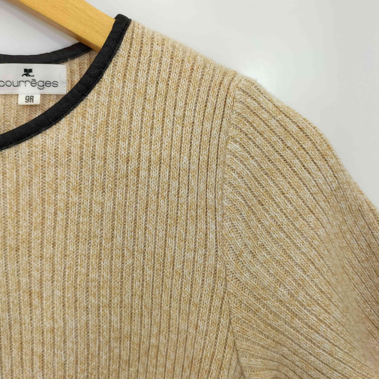 クレージュ courreges メランジ 半袖ニット レディース JPN：9号