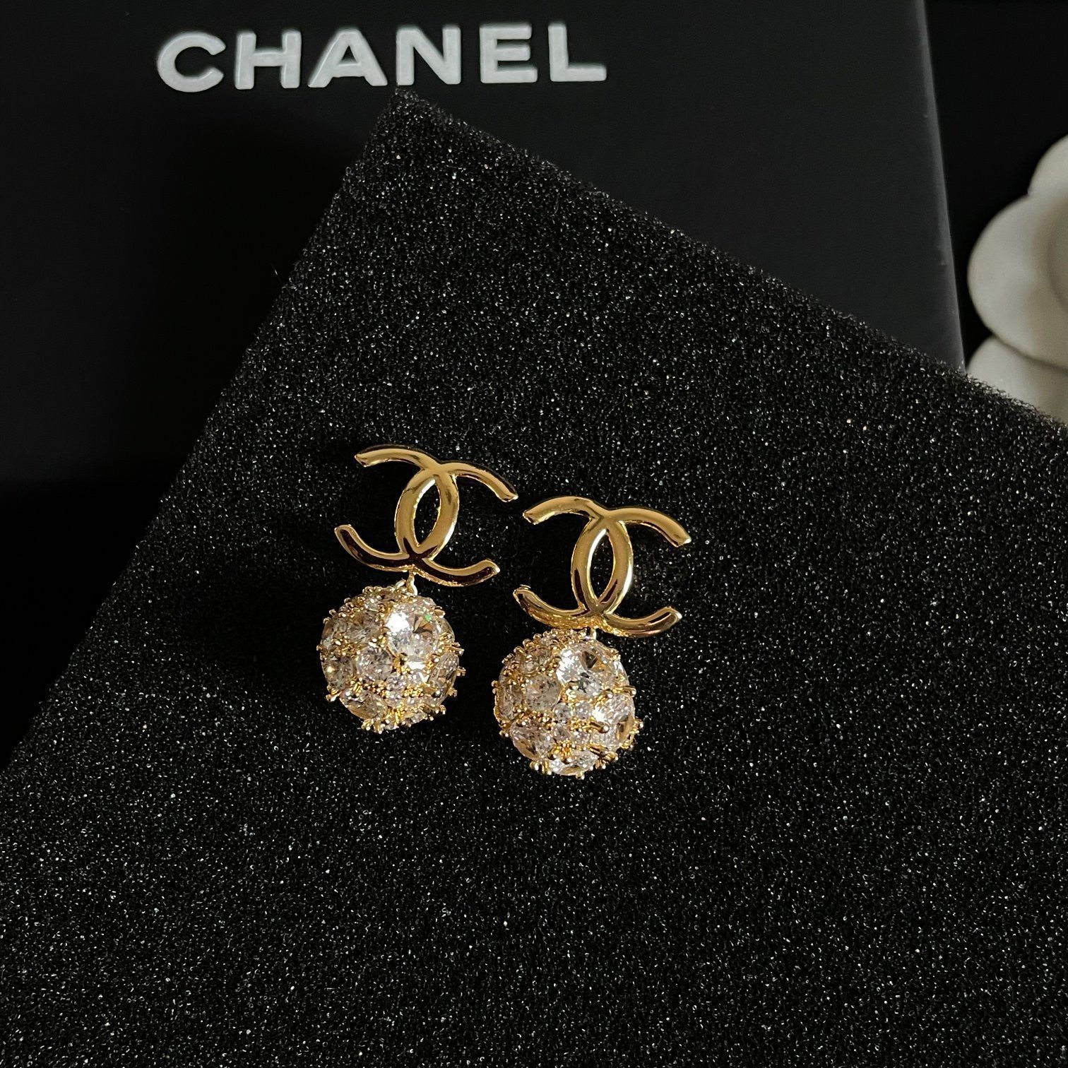 今日特価】Chanel 中古 ダブル C イヤリング オリジナルリプリカ