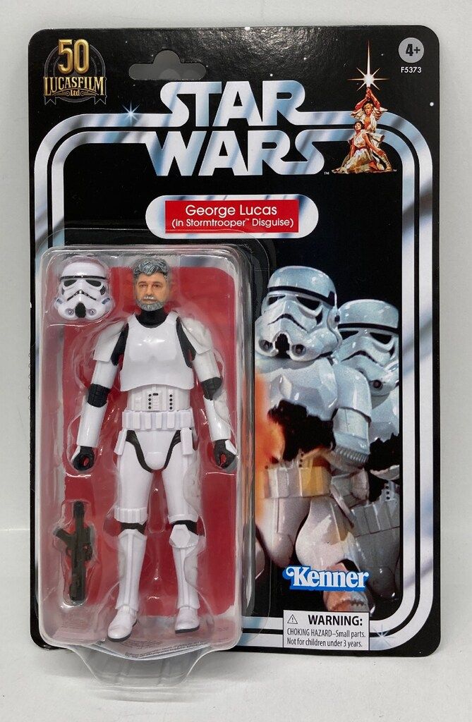 HASBRO THE BLACK 50 LUCAS FILM LTD GEORGE LUCAS (IN STORMTROOPER DISGUISE) 6インチ