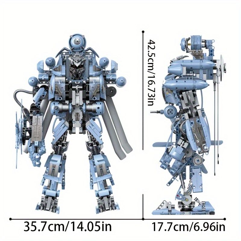 新着商品 1856個の変形ロボットビルディングブロックセット