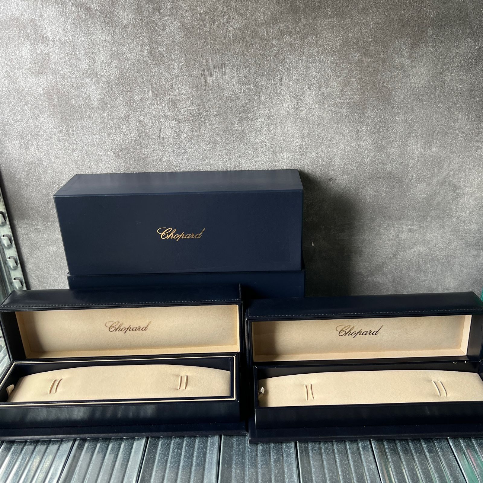 ショパール Chopard 空箱 時計ケース 2点セット 約28×10×5