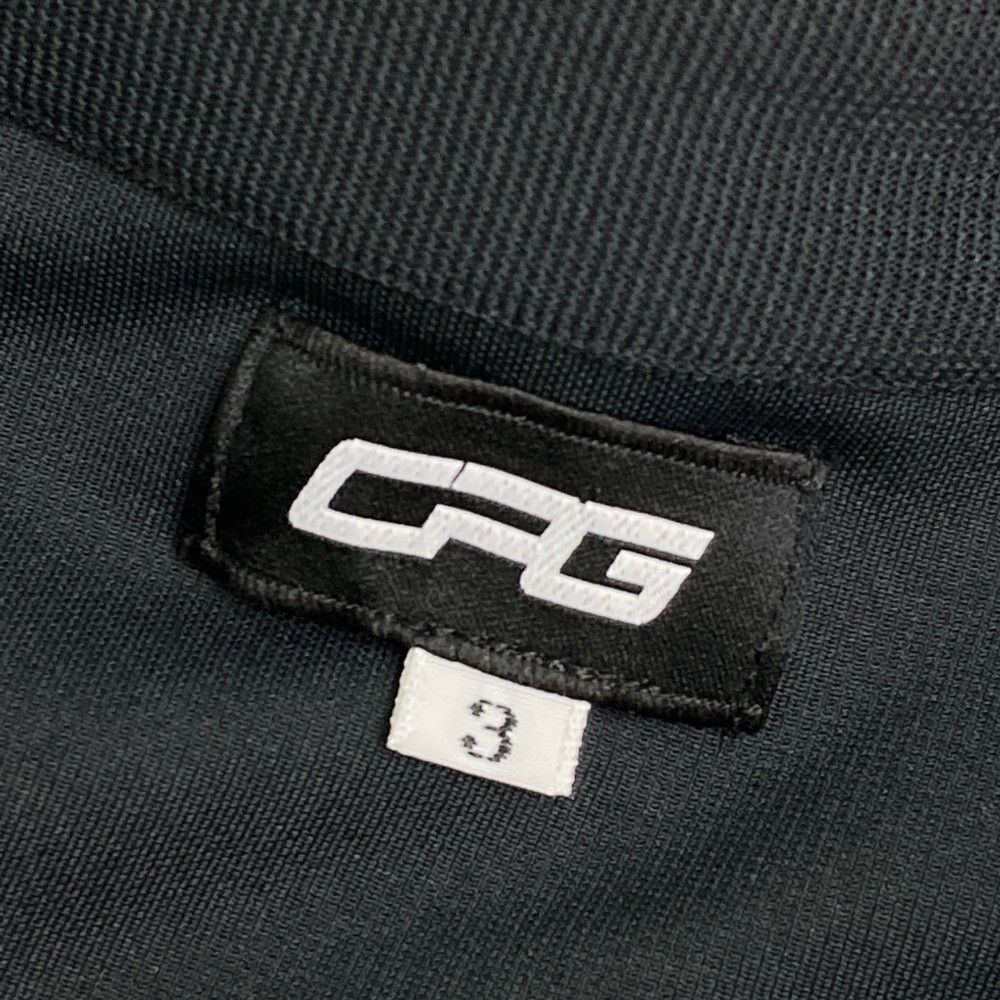 サイズ：3 CPG GOLF シーピージーゴルフ  長袖ポロシャツ  ブラック系 [240101465646] ゴルフウェア メンズ ストスト サイズ：3 CPG GOLF シーピージーゴルフ 長袖ポロシャツ