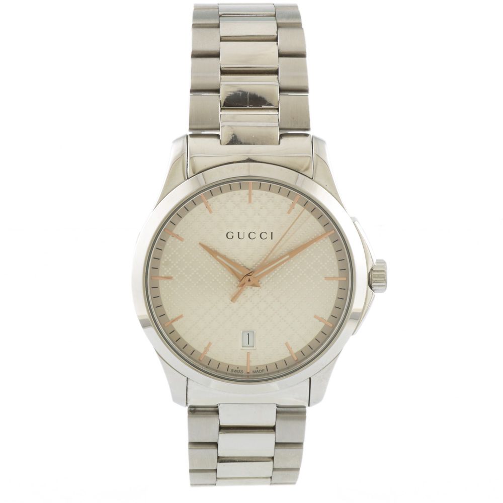 グッチ GUCCI 126.4 Gタイムレス 腕時計 SS 126.4 メンズ 中古 限界 