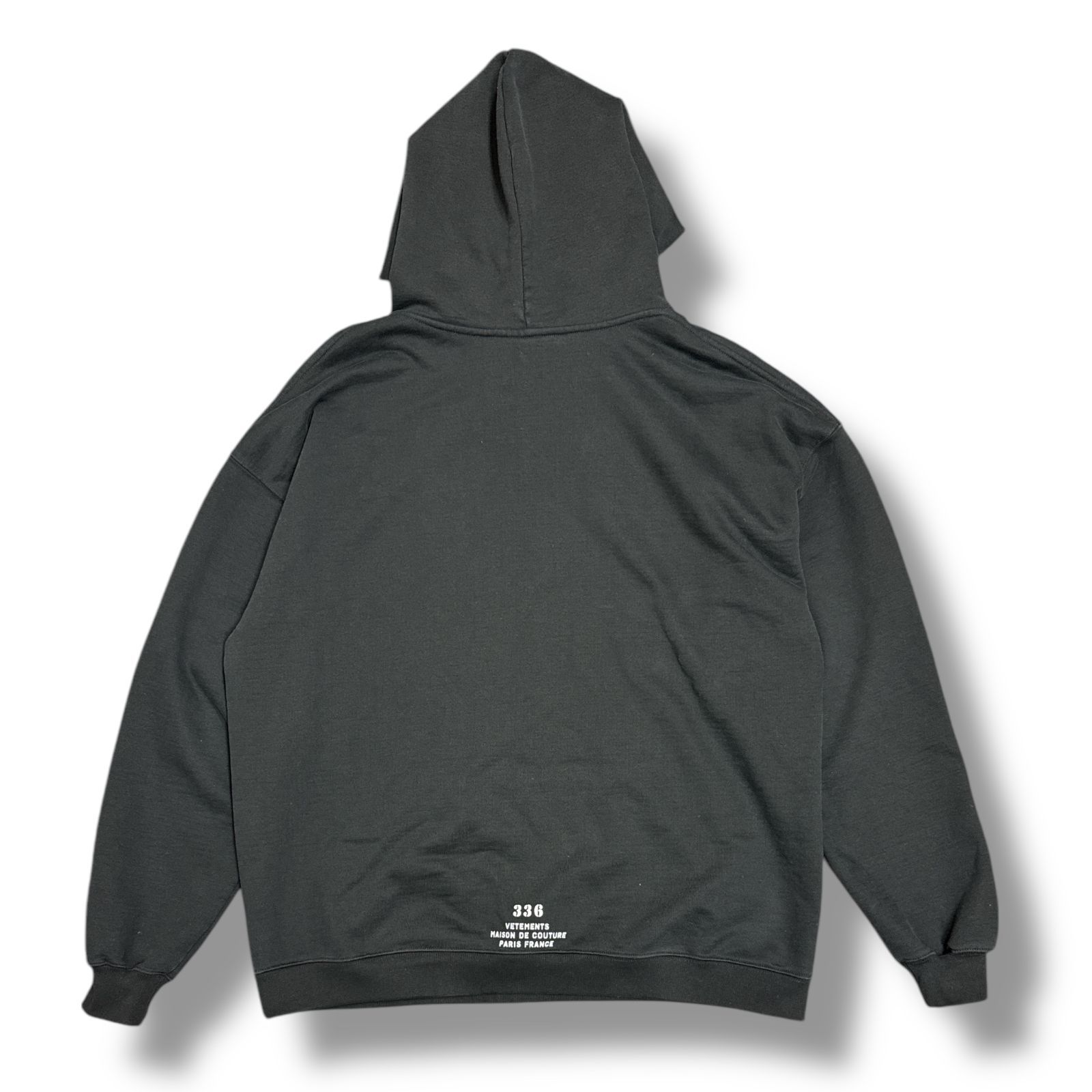 O VETEMENTS 21SS HOODIE LOGO COUTURE DE MAISON クチュールメゾン 