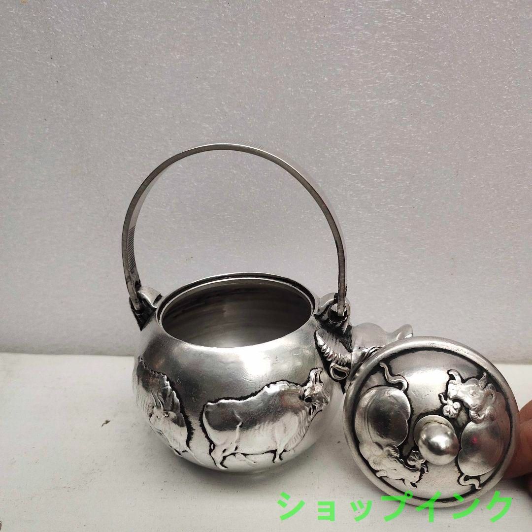 牛レリーフ 急須 徳利 茶道具 現代工芸品 美術品 置物 - メルカリ