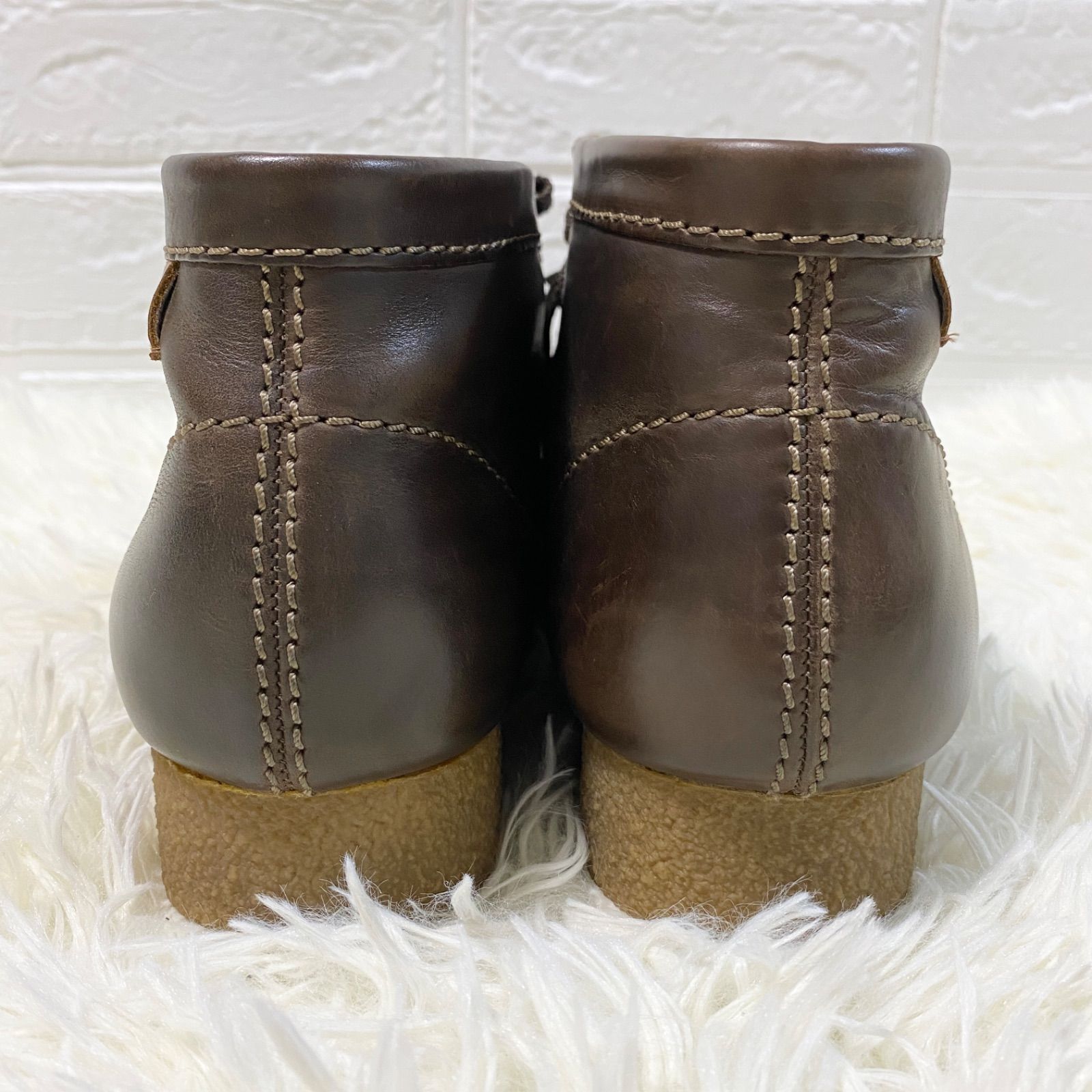 良品✨【Clarks】クラークス シェイカーブーツ モカシン ワラビー