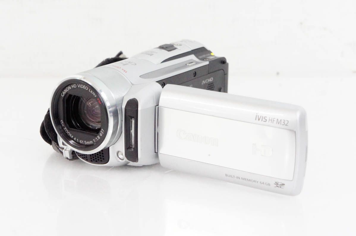 Canon デジタルビデオカメラ iVIS HF M32 スノーシルバー IVISHFM32SL(中古品) - その他