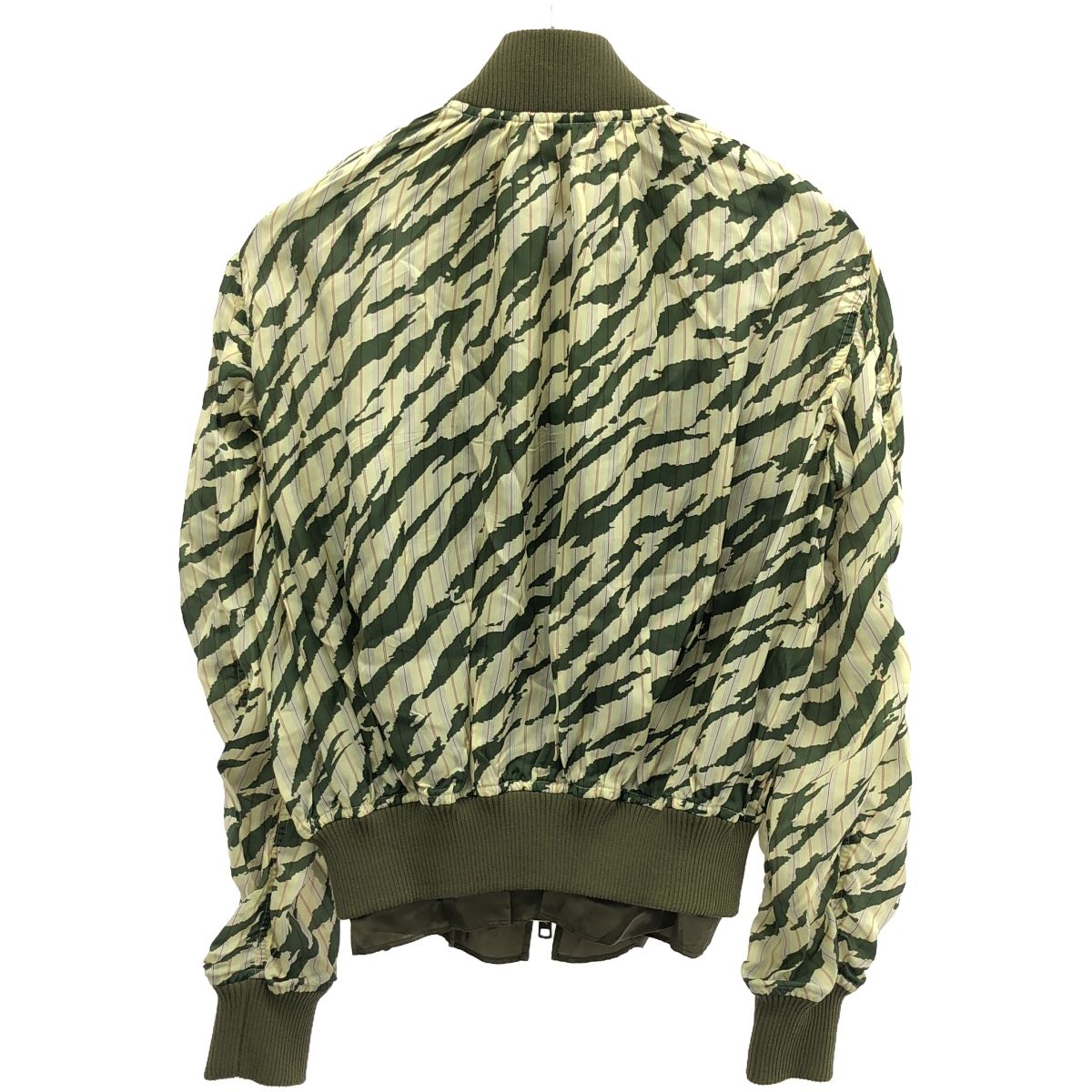 sacai luck サカイラック 15SS ゼブラストライプ ジップアップブルゾン  