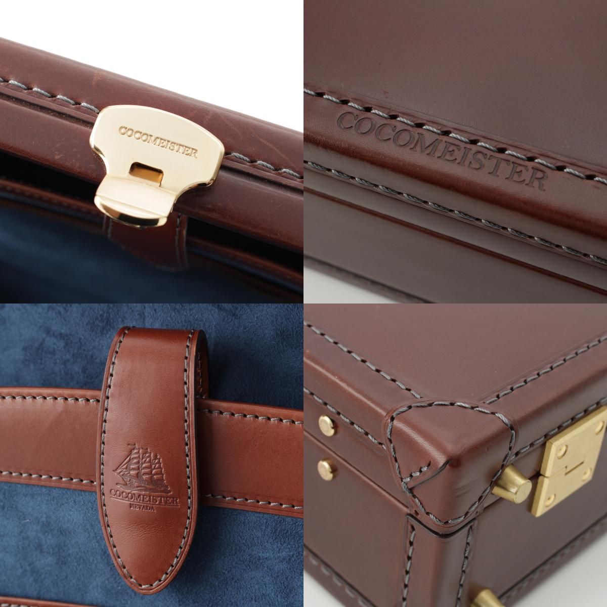 ココマイスター レザー プルキャラック・ハーフムーン  