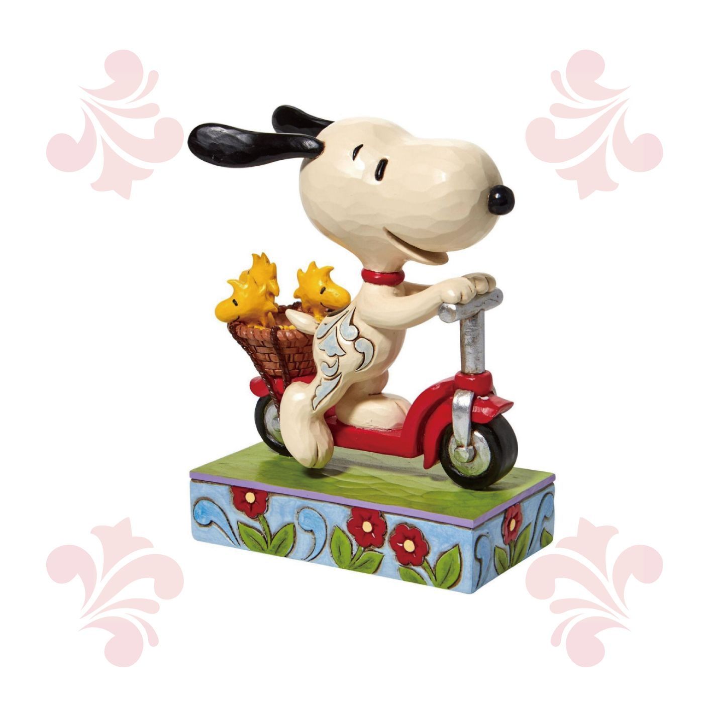 ジムショア スヌーピー ウッドストック フィギュア ひまわり 箱タグ付き美品 スヌーピー ウッドストック ジムショア フィギュア ひまわり 箱